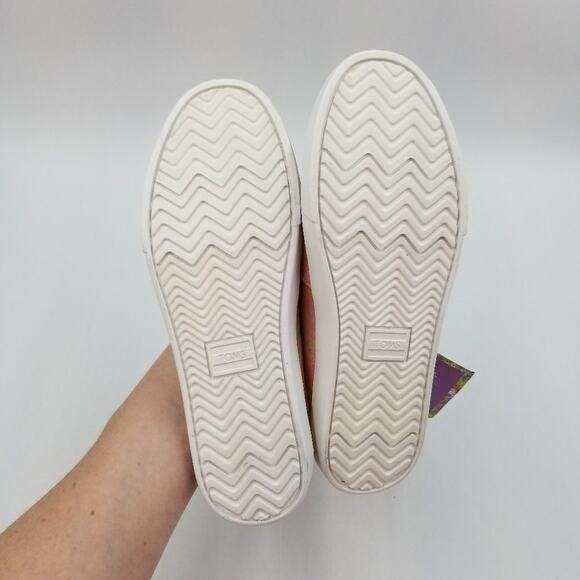 TOMS Tie Dye My Little Pony Shoes Womens 5 Sky Dancer Slip On Limited Edition - Picture 14 of 14